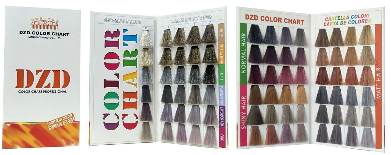 HAIR COLOR CHART