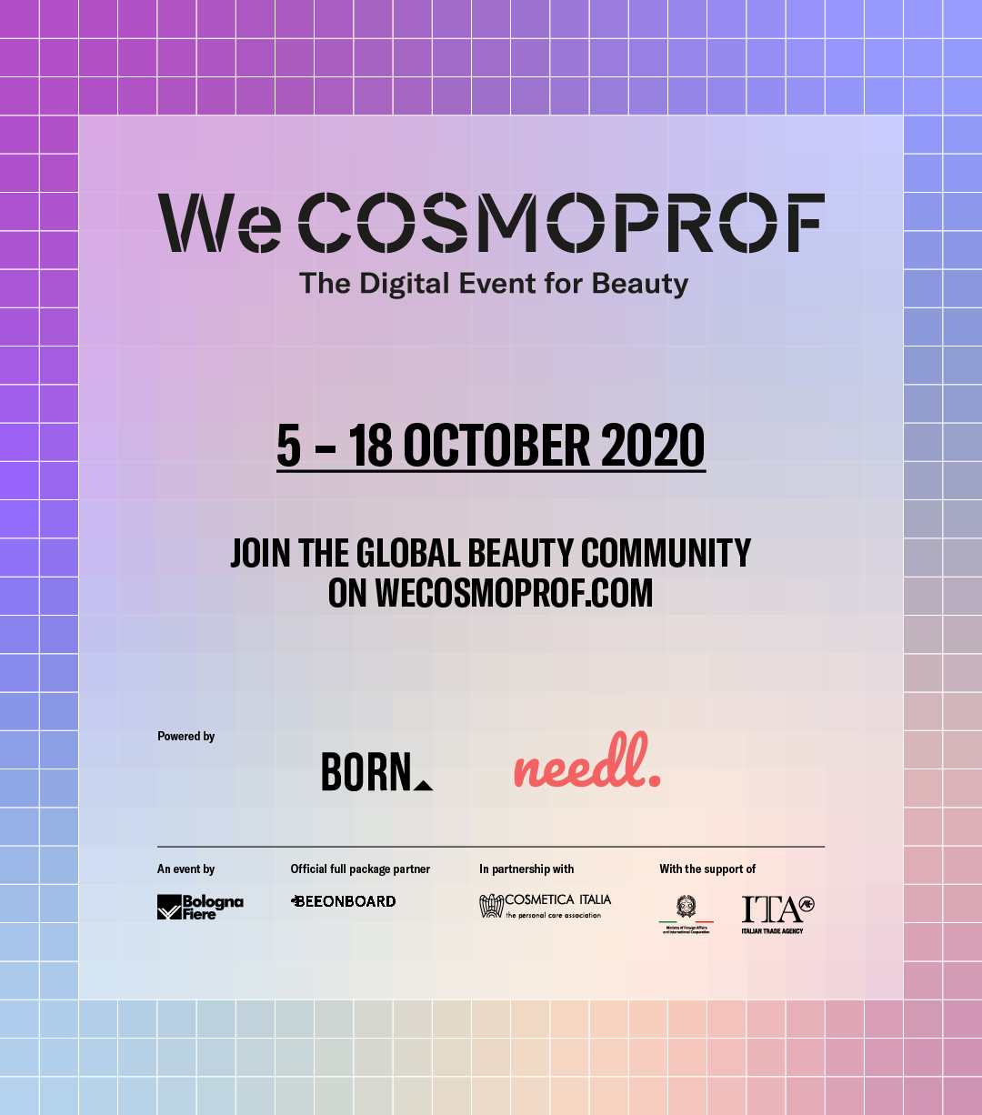 Cosmoprof Network, BORN e Needl insieme per il lancio di WeCosmoprof image 2