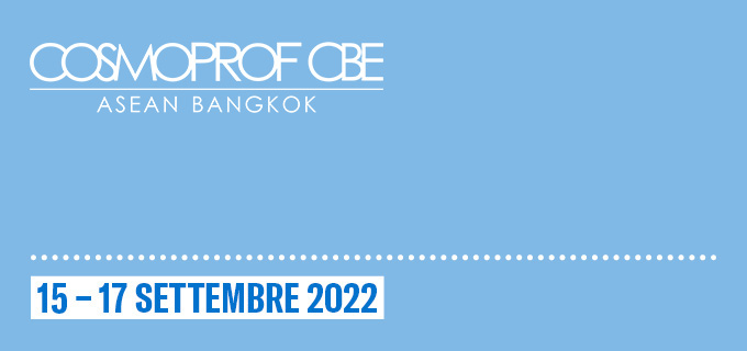 La prima edizione di Cosmoprof CBE ASEAN dal 15 al 17 settembre 2022 a Bangkok
