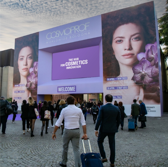 EXHIBIT AT COSMOPROF WORLDWIDE BOLOGNA