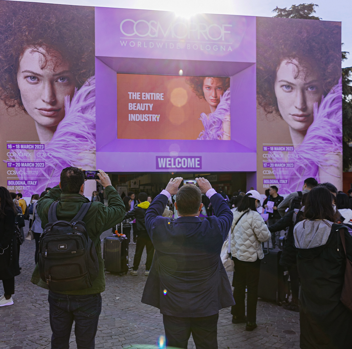 EXHIBIT AT COSMOPROF WORLDWIDE BOLOGNA