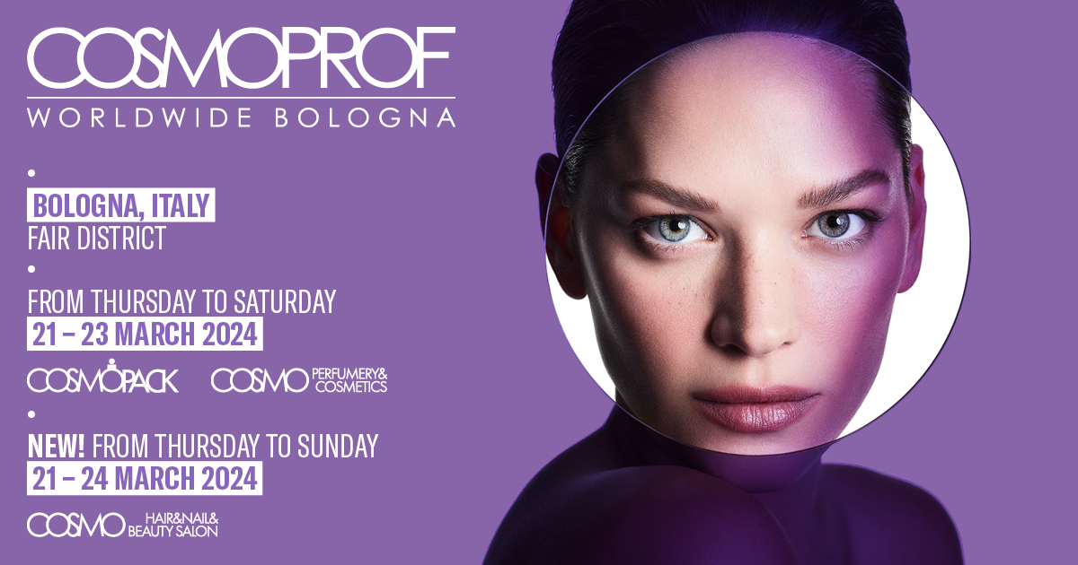 COSMOPROF WORLDWIDE BOLOGNA UPDATES ITS FORMAT FOR 2025 EDITION