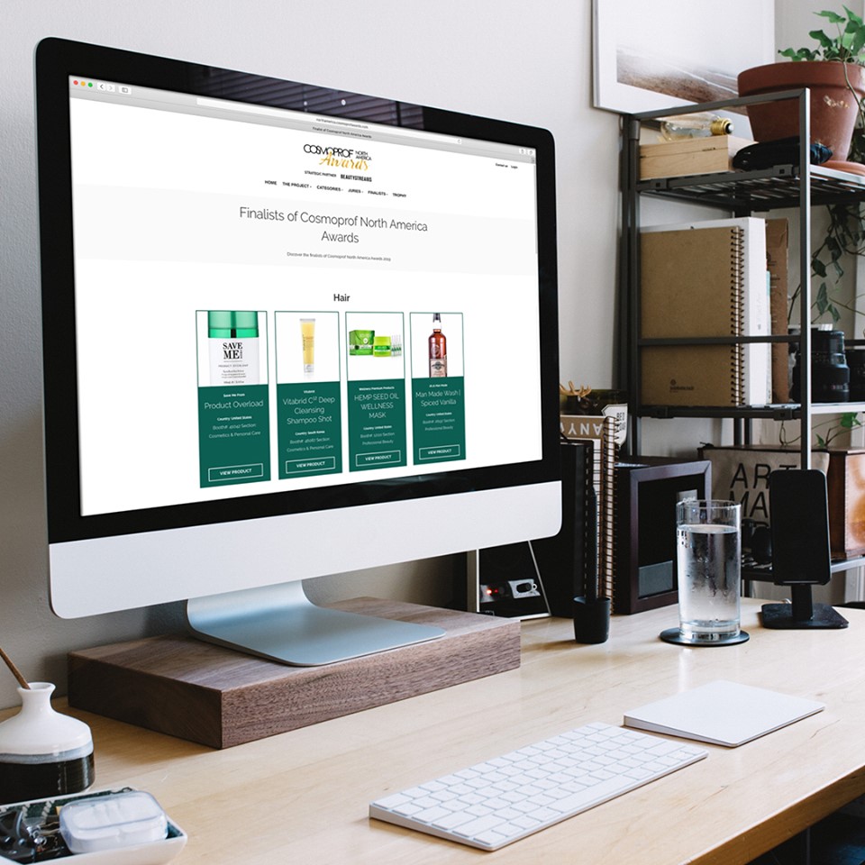 The finalists of Cosmoprof and Cosmopack North America Awards 2019