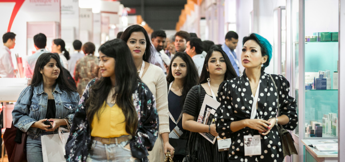 237 exhibitors and 7,429 professionals attended Cosmoprof India Mumbai 2019